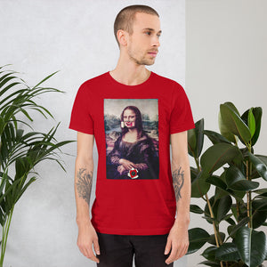 Mona Lisa Short-Sleeve Unisex T-Shirt Viteliuss