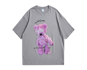 Lovely Bears Reflective Funny T-Shirts Oversized Viteliuss