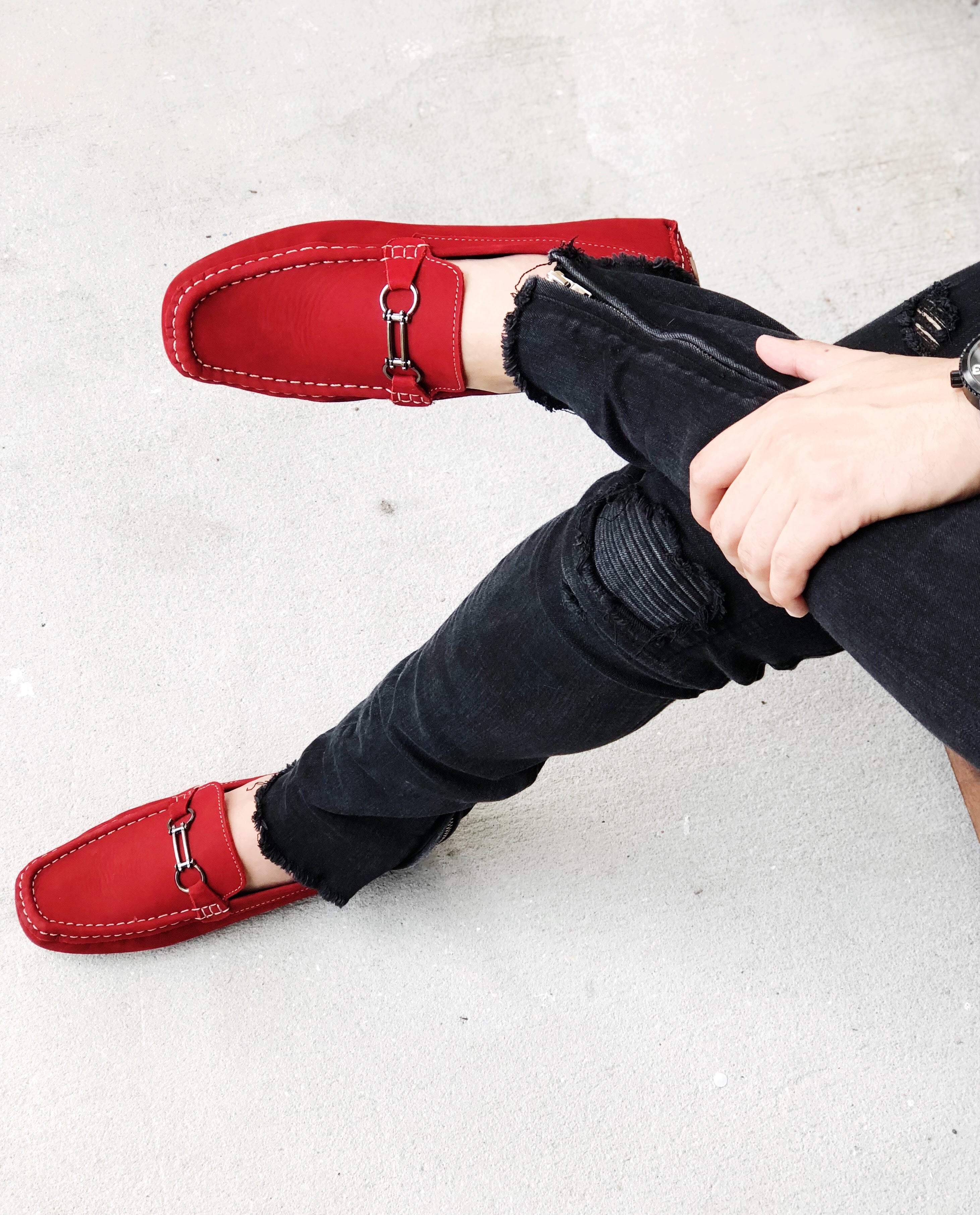 Viteliuss Loafer Shoes Red