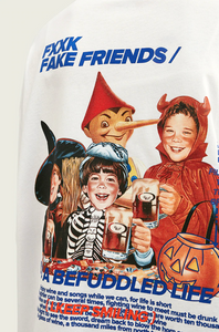 Fake Friends Funny T-Shirt Oversized Viteliuss